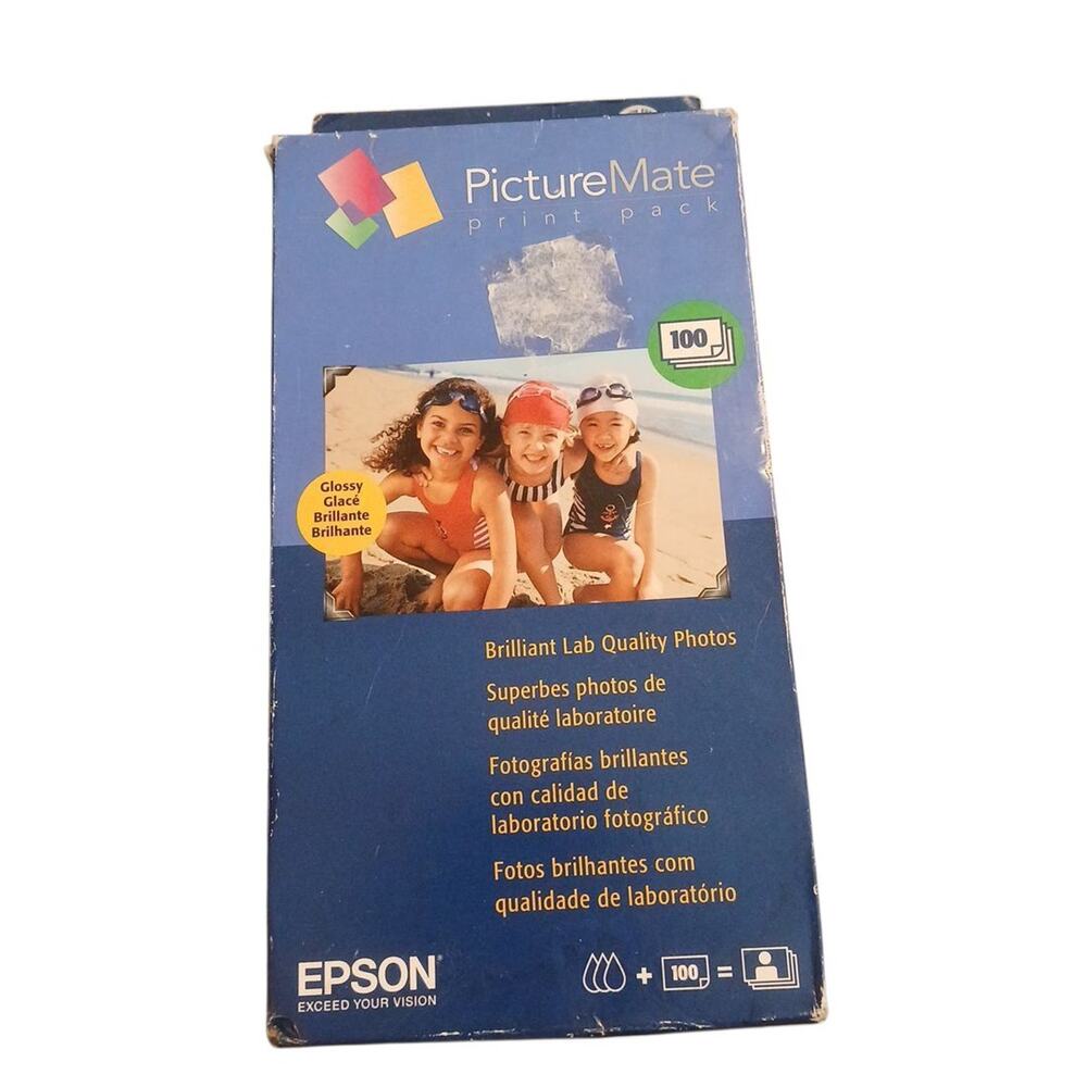 Epson T5570 Picture Mate Print Pack Cartridge + 100 4x6 Sheets Sealed C13T557020